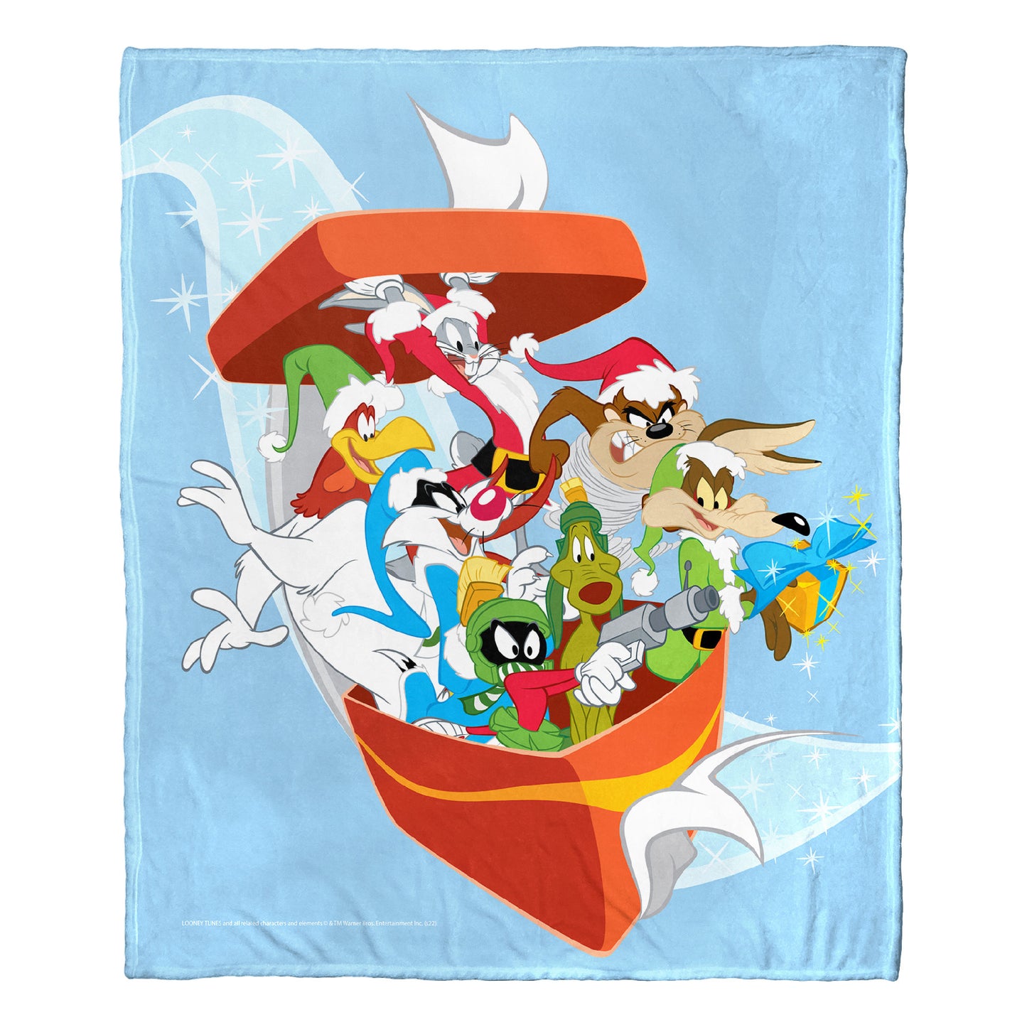 Warner Bros. Looney Tunes Silk Touch Throw Blanket, 50" x 60", Bursting Bundle