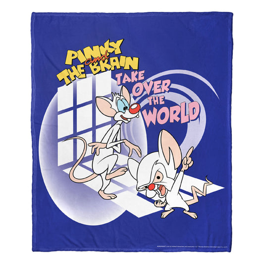 Animaniacs; World Takeover Aggretsuko Comics Silk Touch Throw Blanket; 50" x 60"
