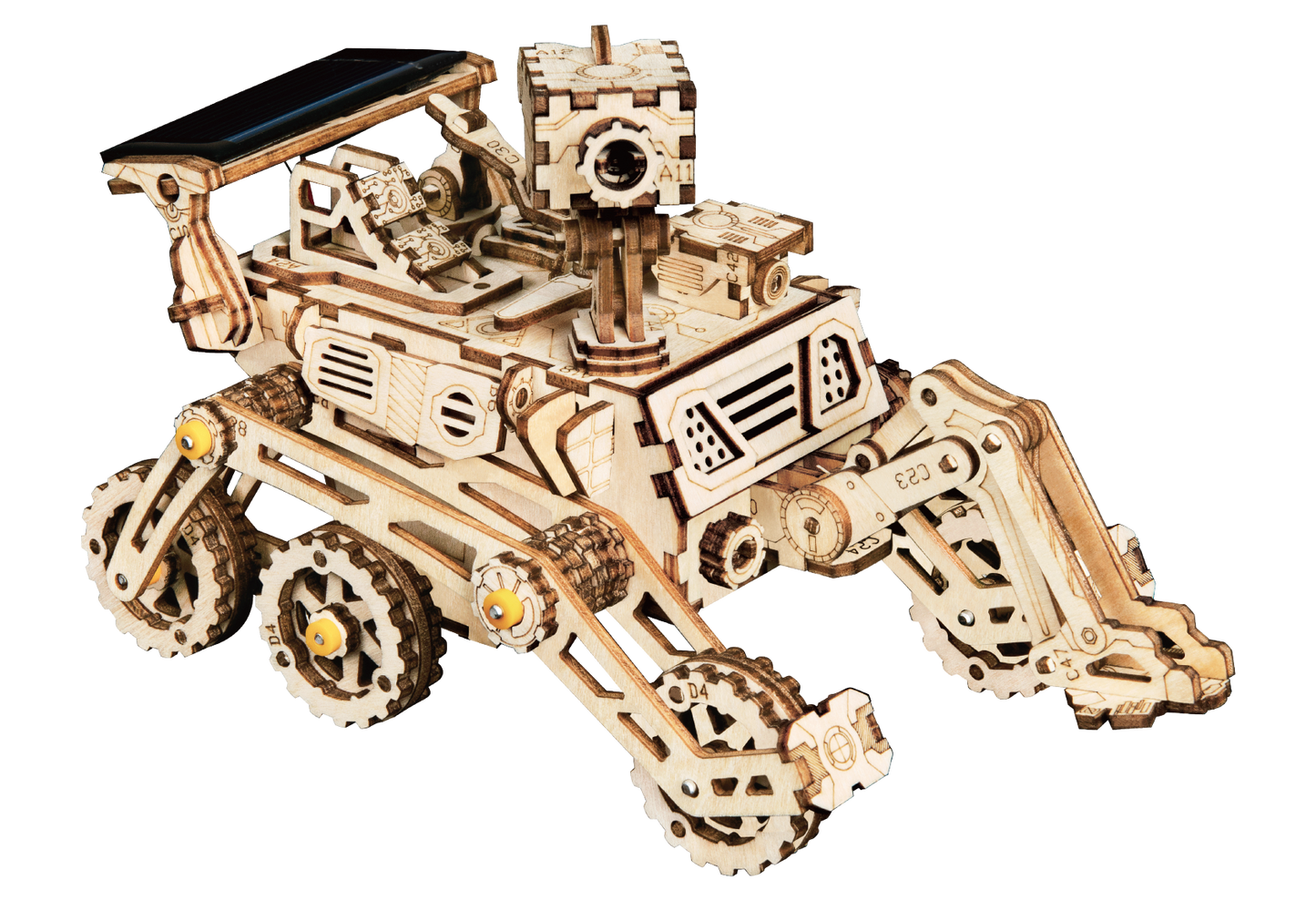 4 Kind Moveable 3D Wooden Puzzle Space Hunting