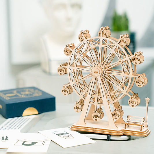 DIY Ferris Wheel 3D Wooden Puzzle