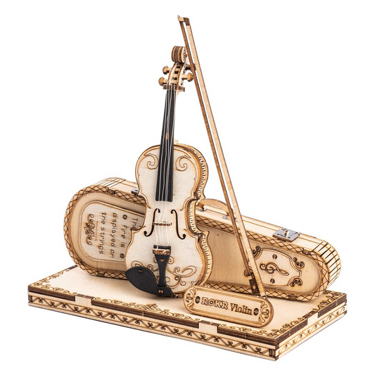 3D Wooden Puzzle Violin Capriccio Model