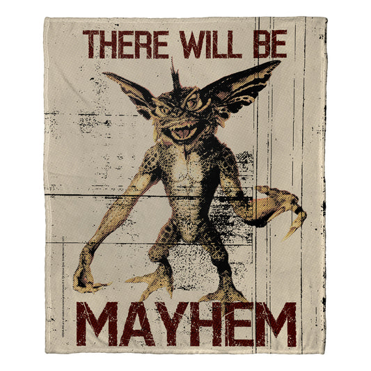 Gremlins; Mayhem Time Aggretsuko Comics Silk Touch Throw Blanket; 50" x 60"