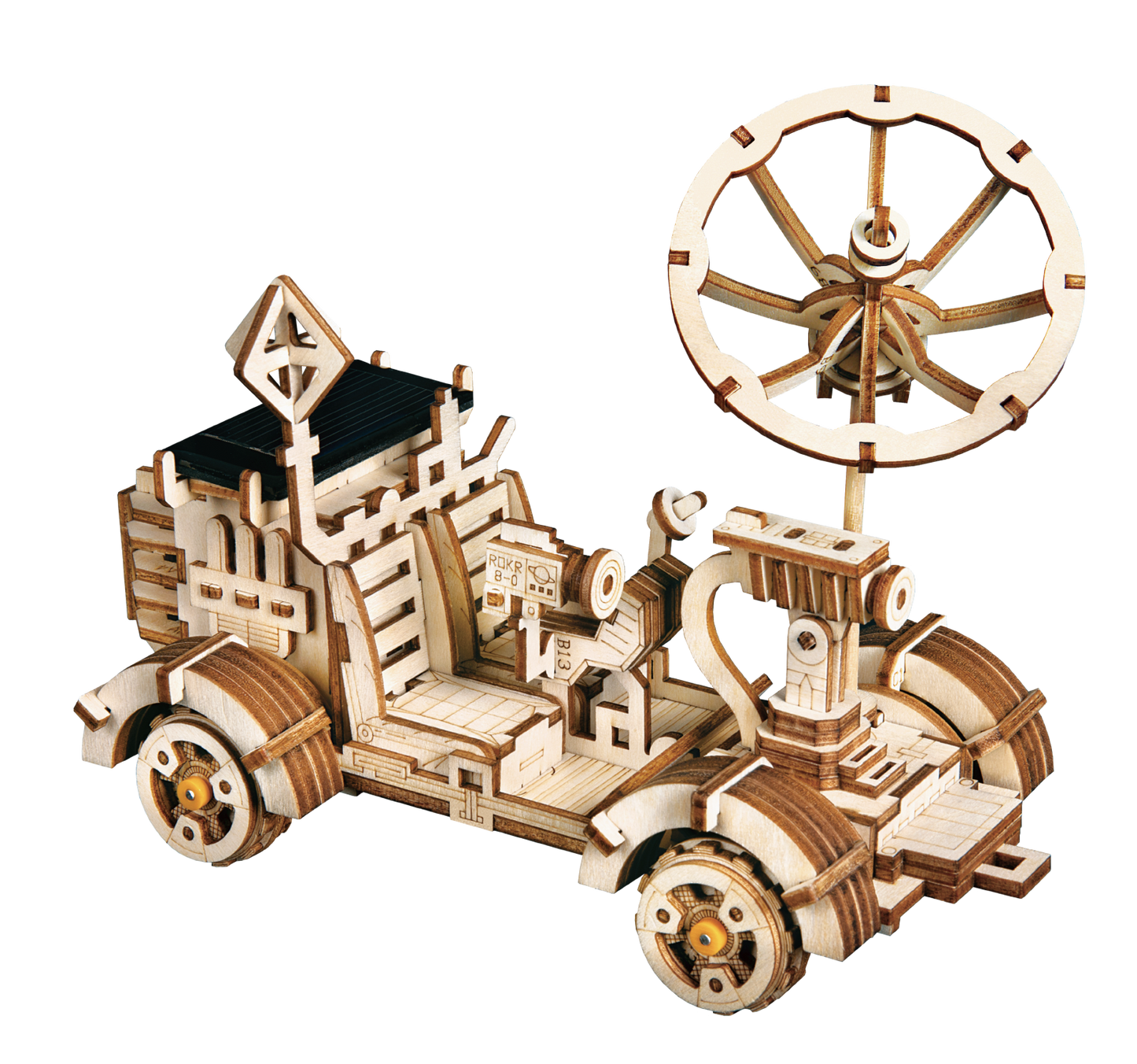 4 Kind Moveable 3D Wooden Puzzle Space Hunting