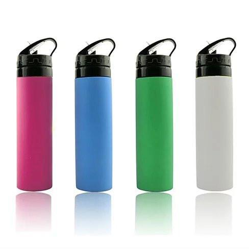 20 oz Silicon Squeeze N Sip Water Bottle