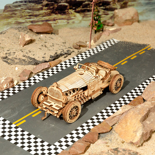 3D Wooden Puzzle Grand Prix Car